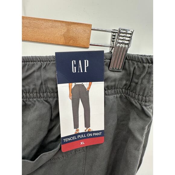 GAP Silver Bells Grey Tencel Pull On Pants Women's Size X-Large XL NWT - Picture 7 of 9